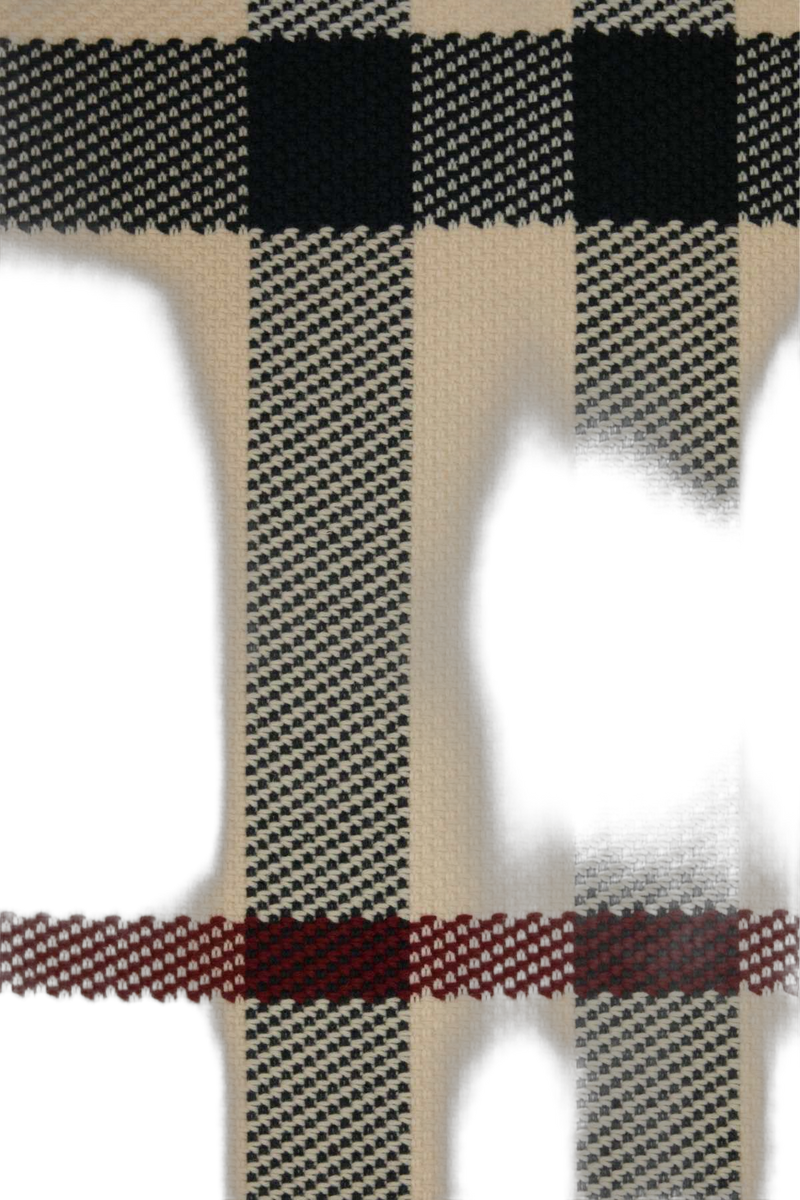 Burberry Check Wool Scarf — Beige Exterior: Scarfs