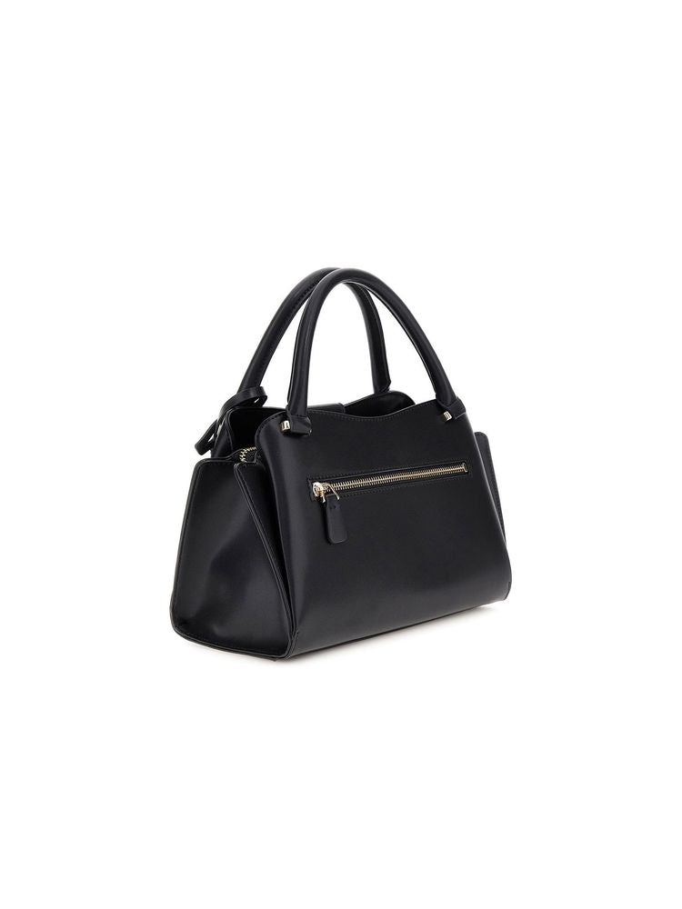 Guess Jane Shoulder Bag — Black Polyurethane