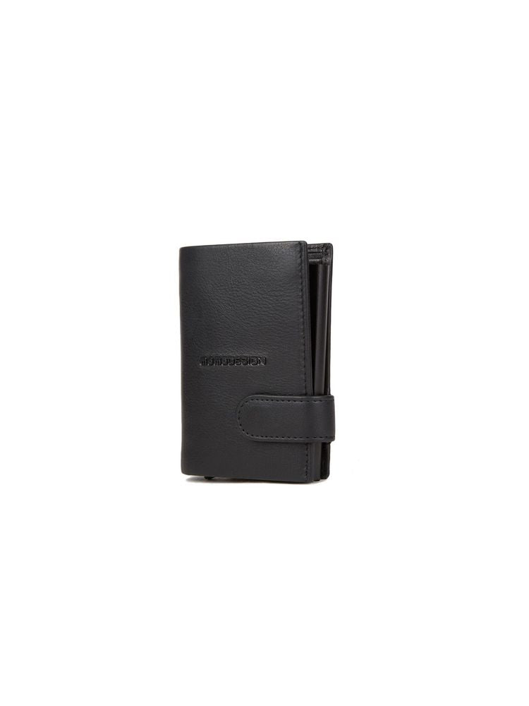 Momo Design Leather Wallet — Black