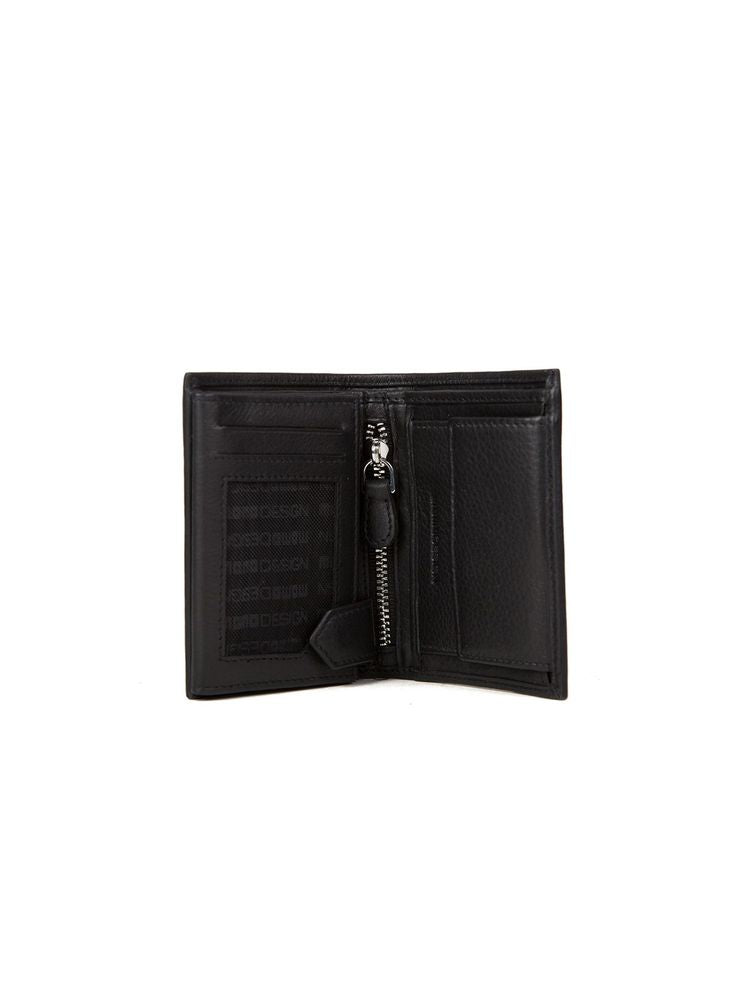 Momo Design Genuine Leather Wallet — Black