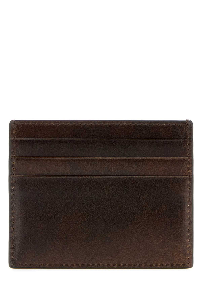 Prada Milano Card Case — Brown Exterior: Calf Cases