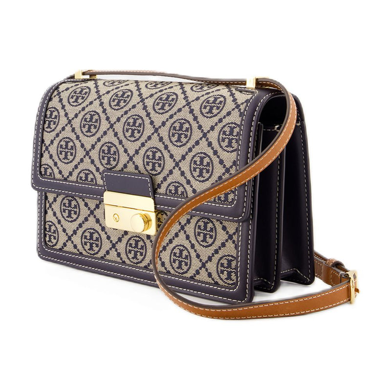 Tory Burch Shoulder Bag — Blue Cotton