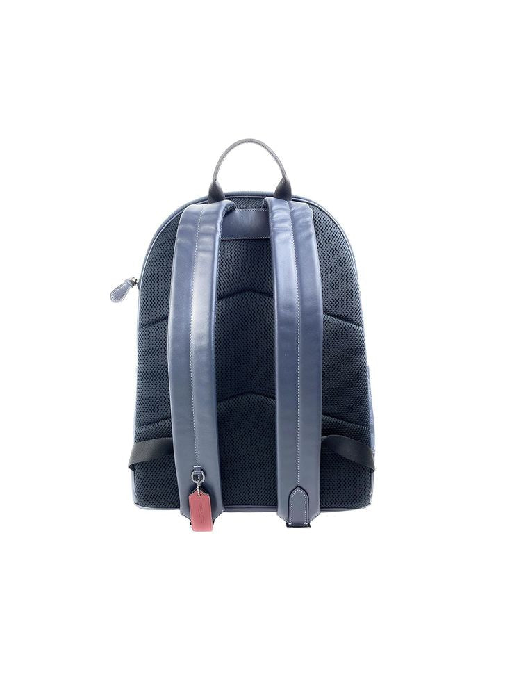 Coach West Backpack — Navy Cowhide
