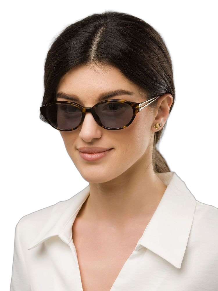 Furla Sfub31 Tortoiseshell Acetate Sunglasses — Brown Combined