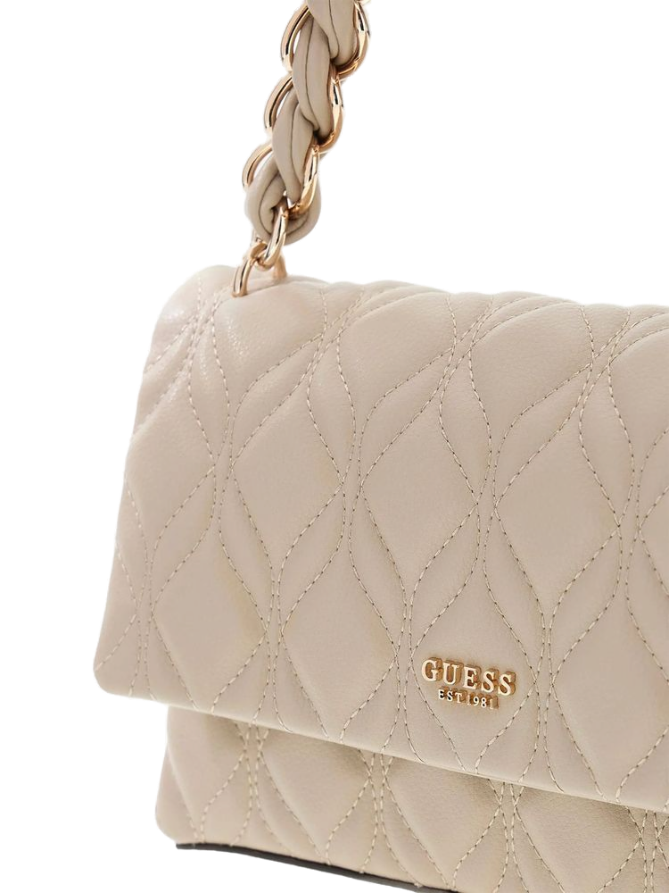 Guess Crossbody Bag — Beige Polyurethane
