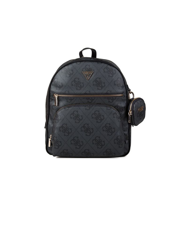 Guess Power Play Ii Backpack — Black Polyurethane