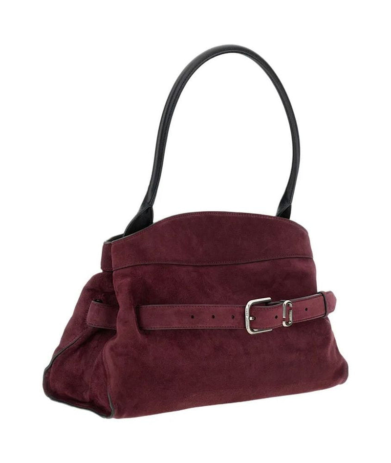 Marc Jacobs Dakota Satchel — Purple Suede Cow Leather