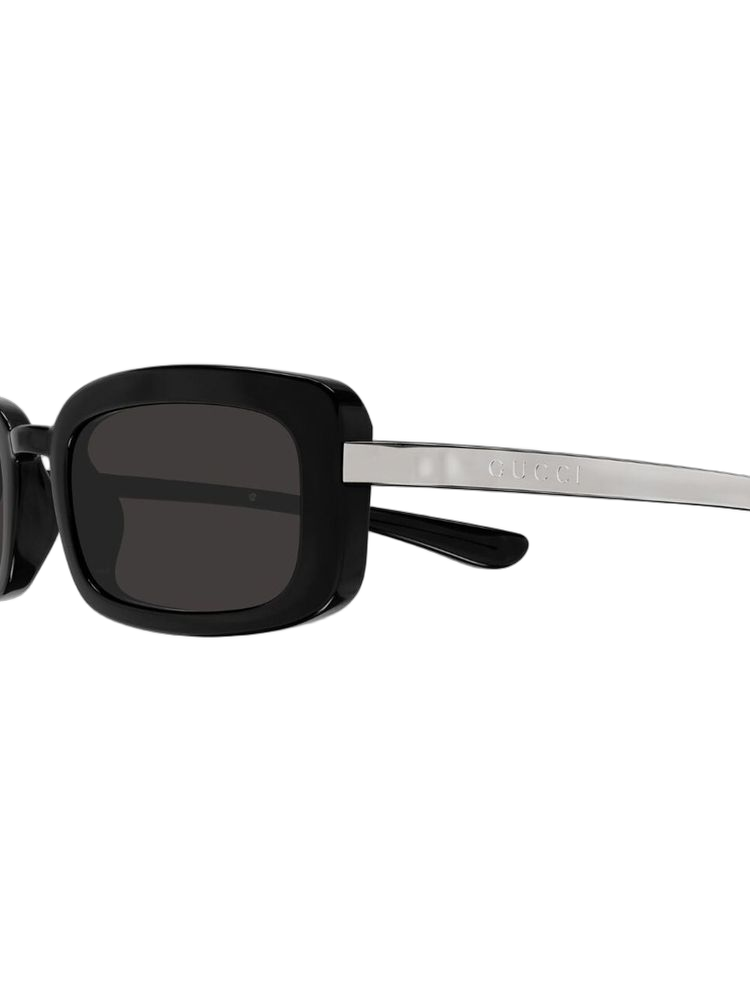 Gucci Gg1943s Rectangular Bio Nylon Lens Sunglasses — Black Plastic
