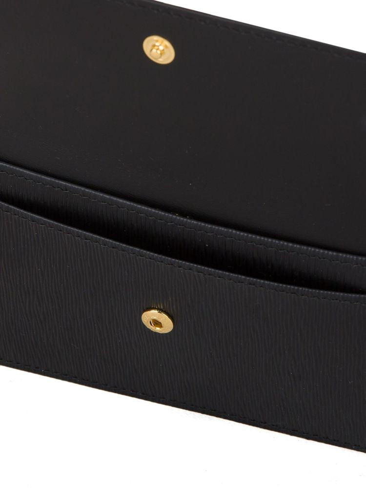 Prada Saffiano Leather Wallet — Black