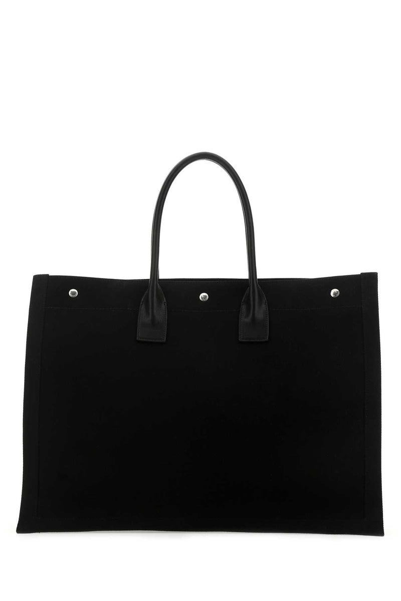 Saint Laurent Rive Gauche Tote Bag — Black