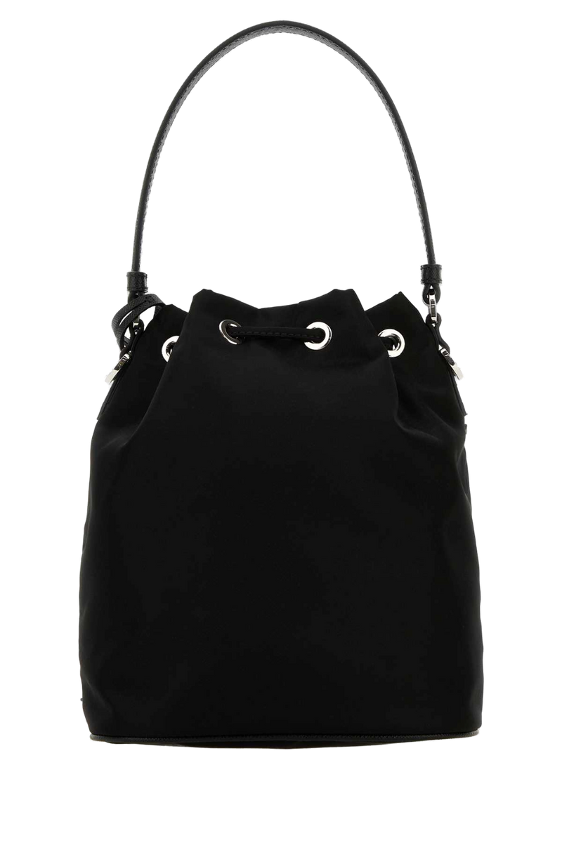 Prada Bucket Bag — Black Poliammide Riciclata-vitello