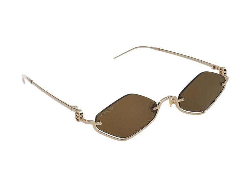 Gucci Gg1604s Sunglasses — Gold Metal