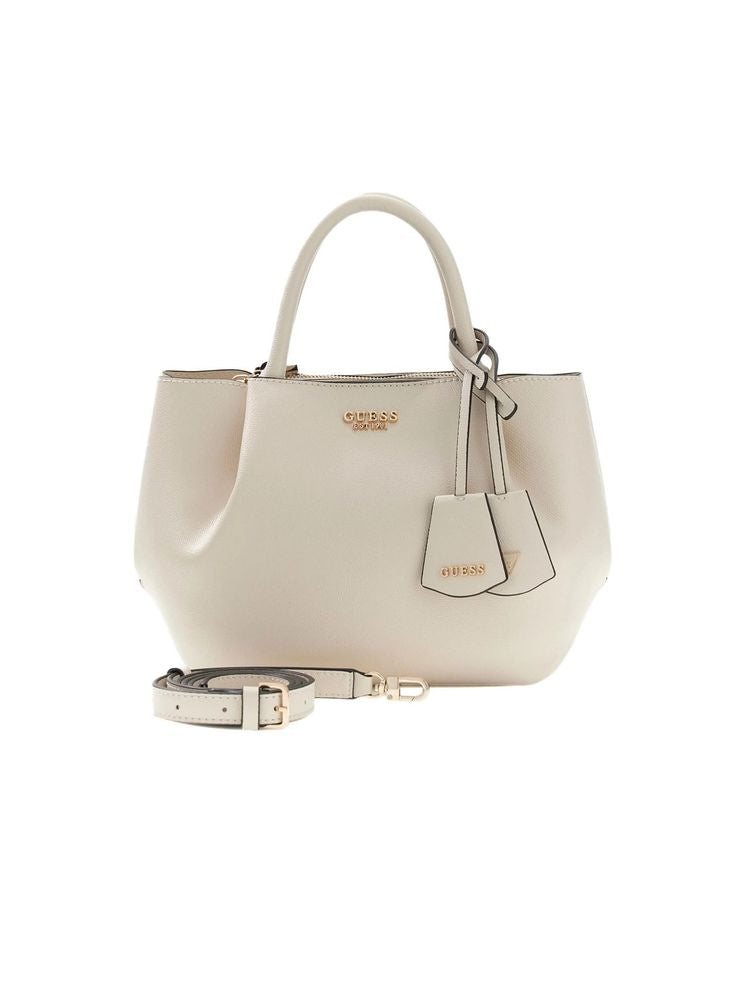 Guess Shoulder Bag — White Polyurethane