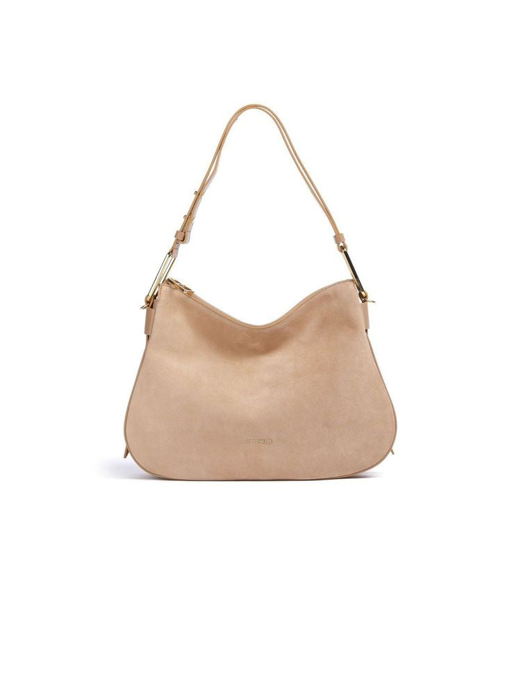 Coccinelle Magie Shoulder Bag — Beige Cowhide