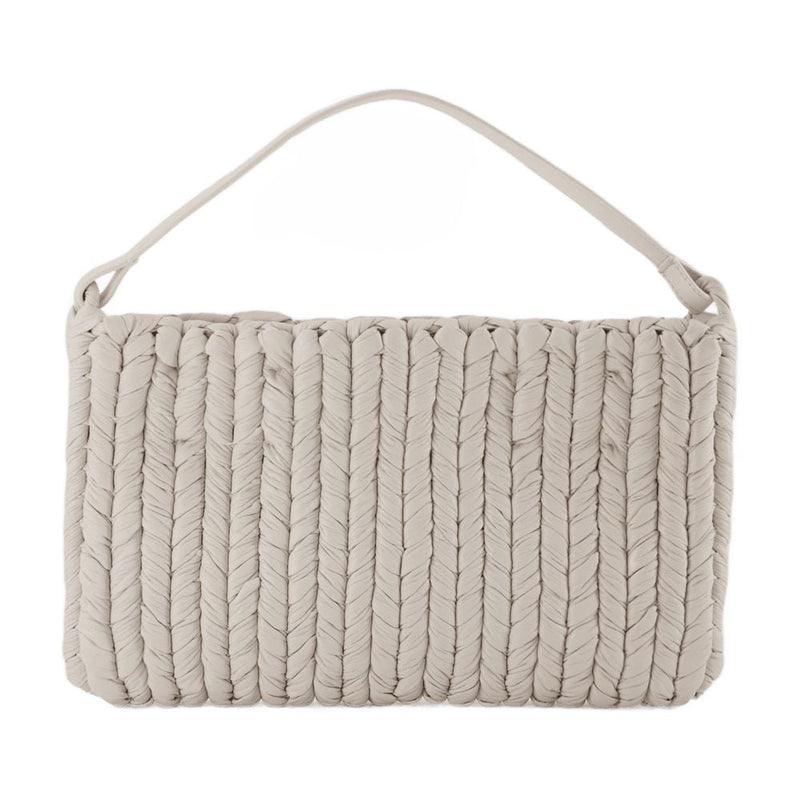 Nanushka The Square Shoulder Bag — White Synthetic_leather