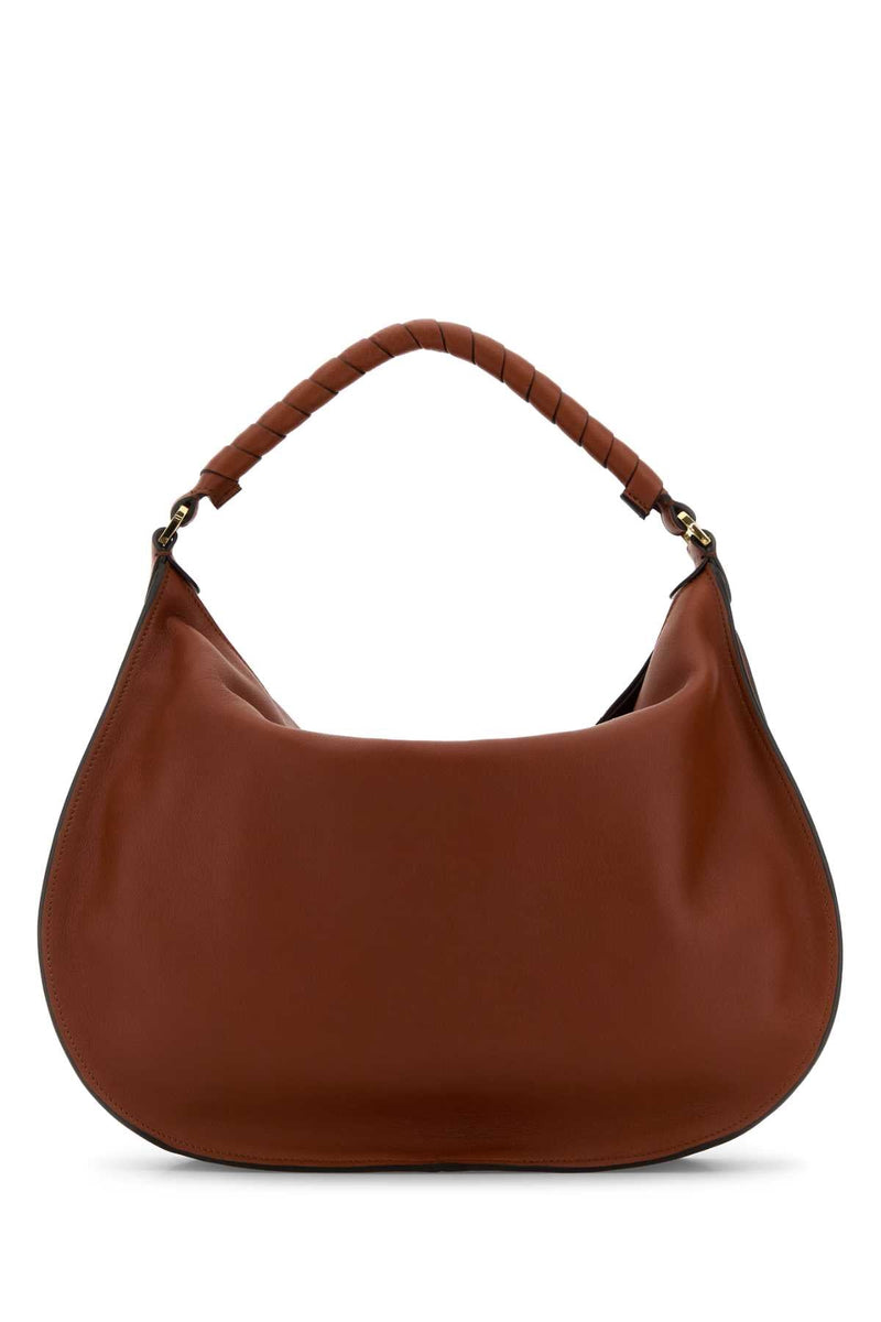 Chloé Marcie Shoulder Bag — Brown