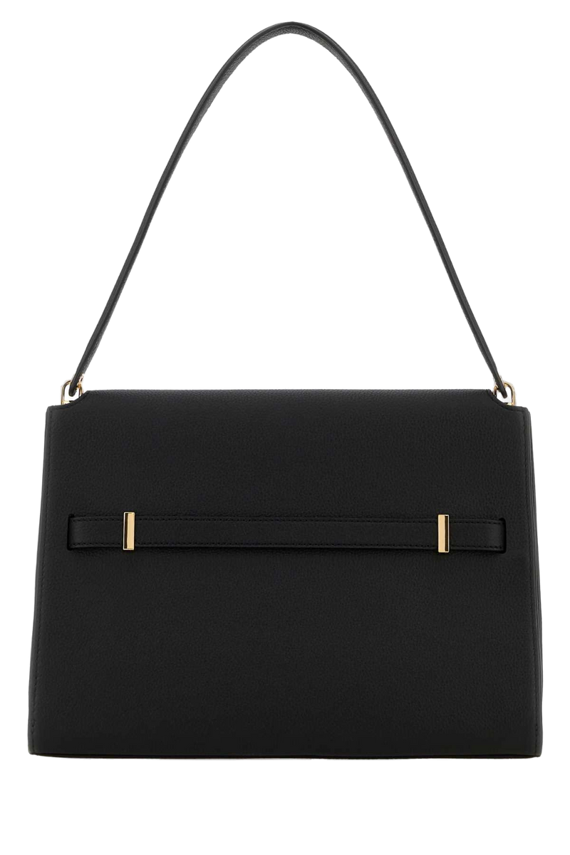 Tory Burch Lee Radziwill Shoulder Bag — Black