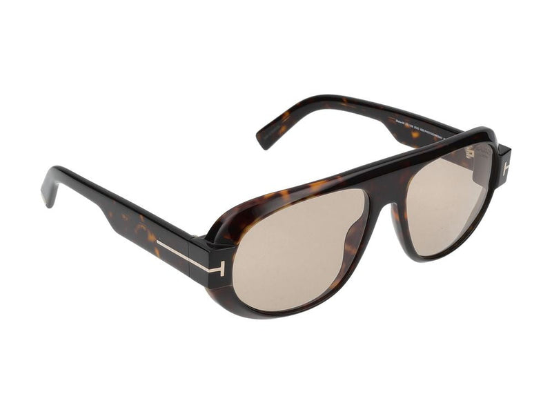 Tom Ford Ft1102 Injected Acetate Sunglasses — Tortoiseshell-Black Tortoiseshell/black