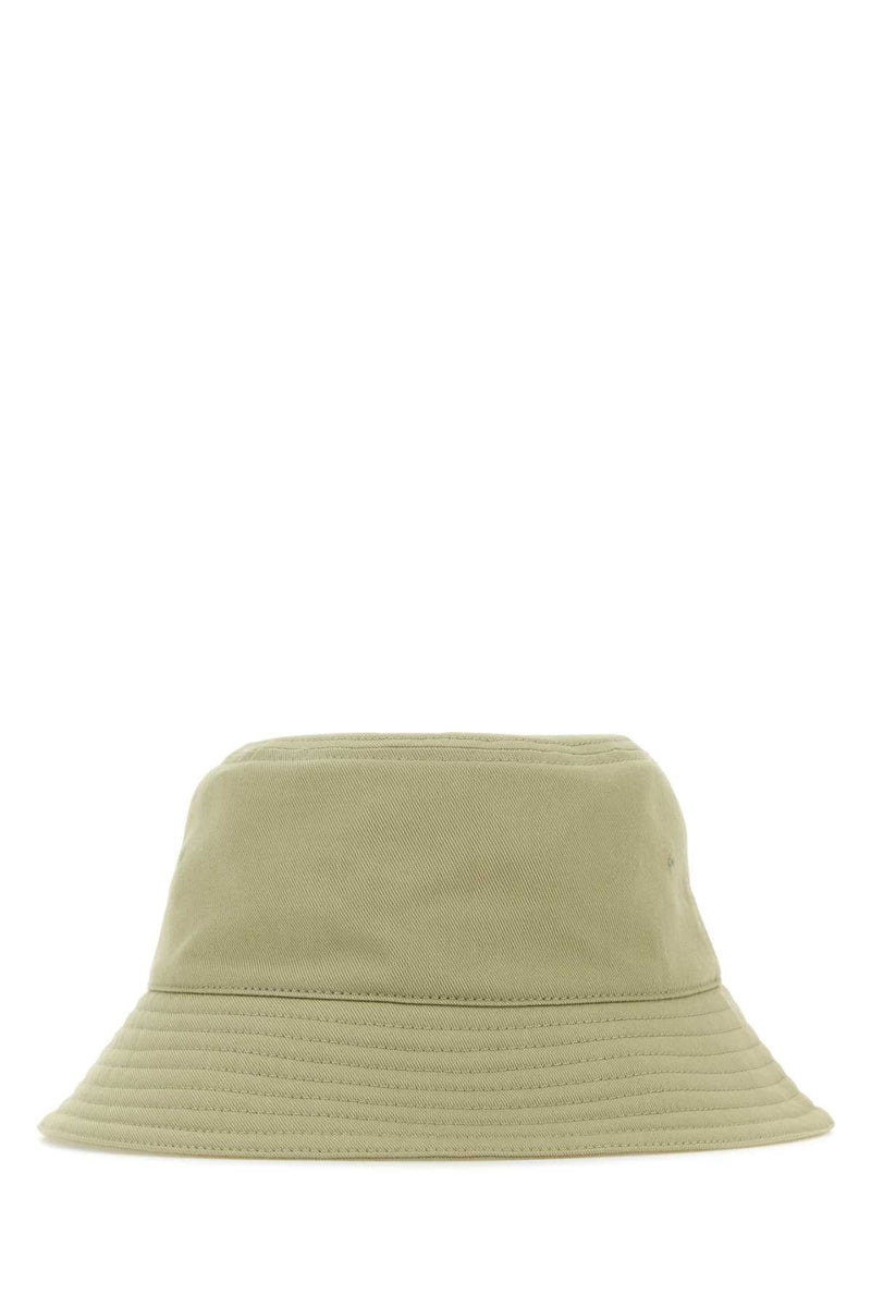 Burberry 8079493 Cotton Bucket Hat — Green Exterior