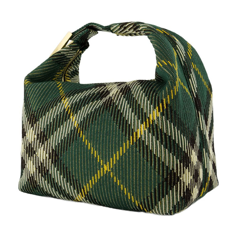 Burberry Peg Shoulder Bag — Green Nylon