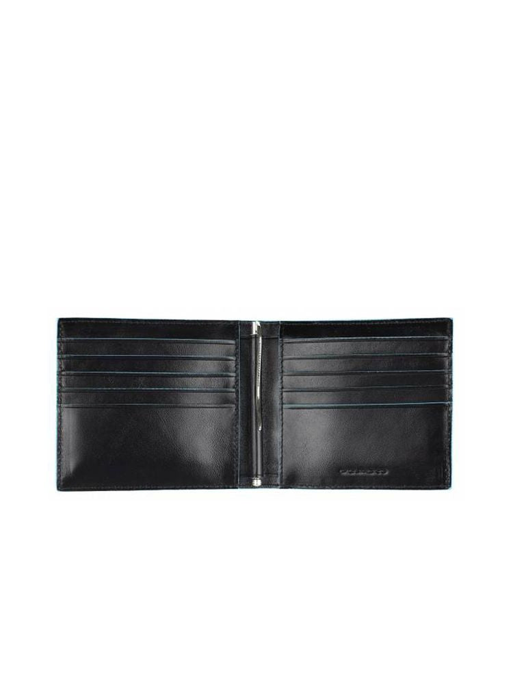 Piquadro Wallet — Black Leather