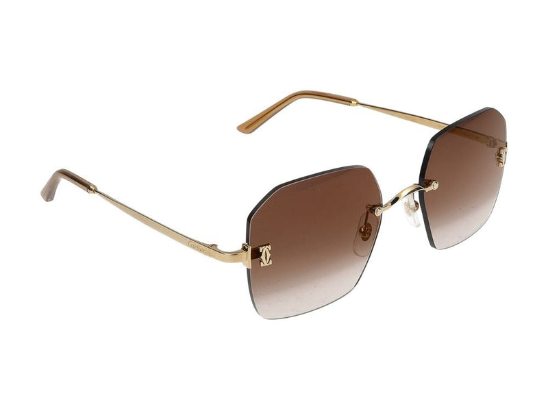 Cartier Ct0591s Sunglasses — Gold Metal