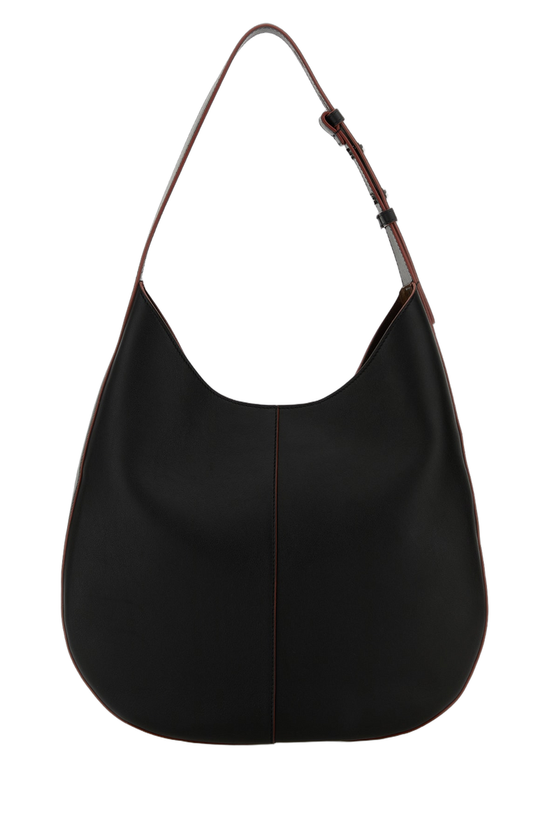 Tods Shoulder Bag — Black Leather