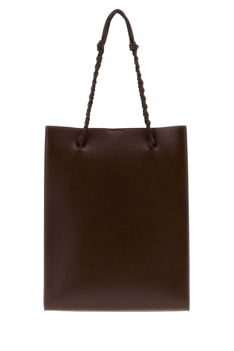 Jil Sander Leather Tote Bag — Brown