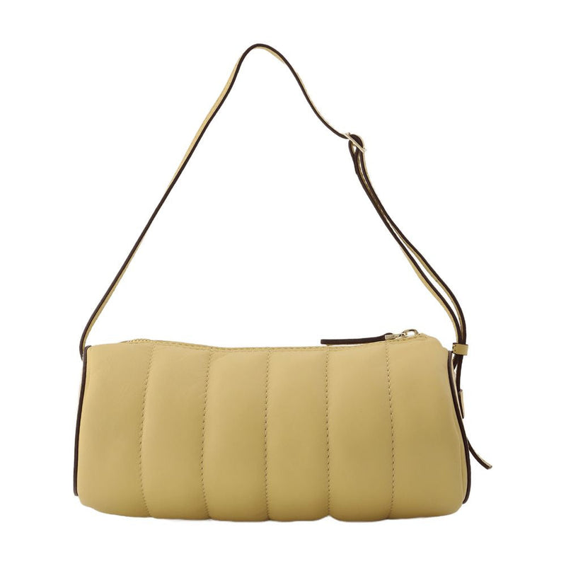 Manu Atelier Shoulder Bag — Beige Leather