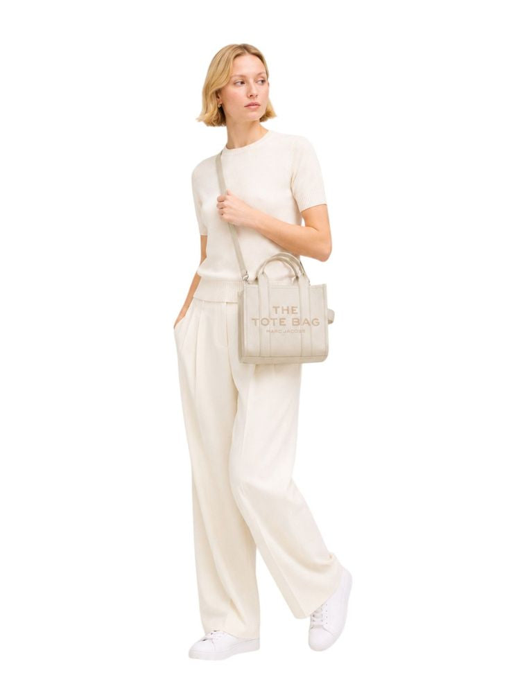 Marc Jacobs Cow Leather Tote Bag — White
