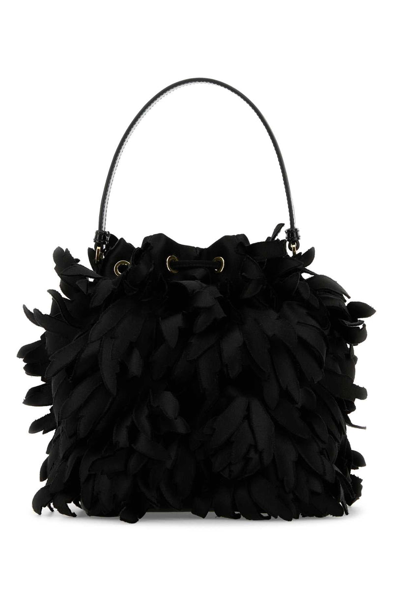 Prada Bucket Bag — Black Se Vi-vitello