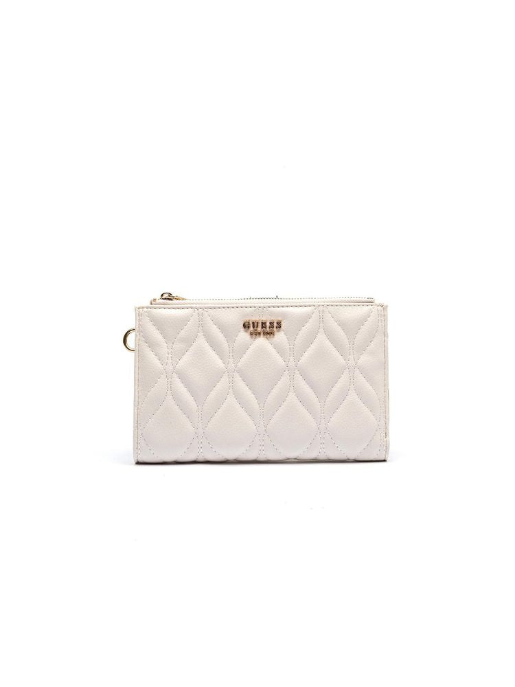 Guess Maxine Wallet — White Polyurethane