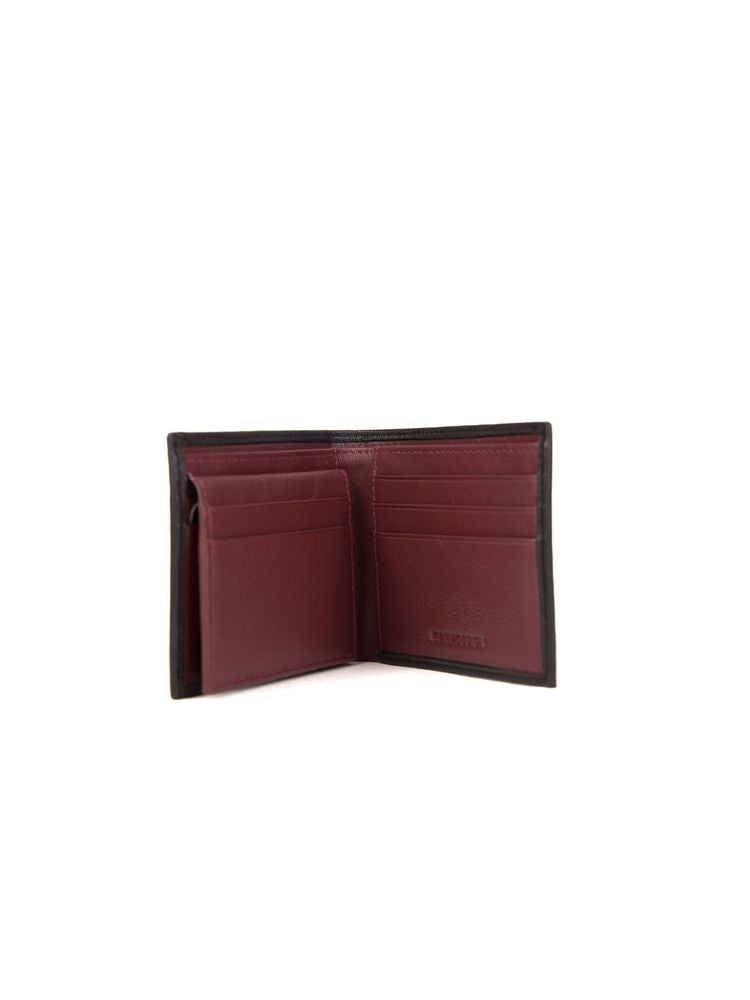 Momo Design Bifold Leather Wallet — Black Polyurethane