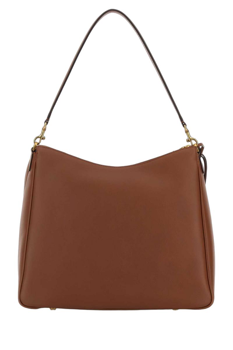 Balenciaga Calf Leather Shoulder Bag — Brown