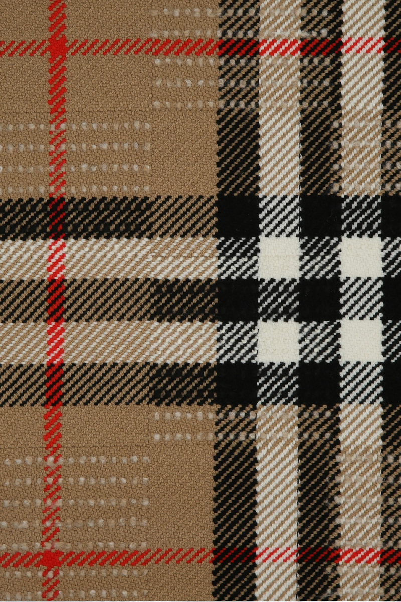 Burberry Check Wool Scarf — Multicolor Scarfs