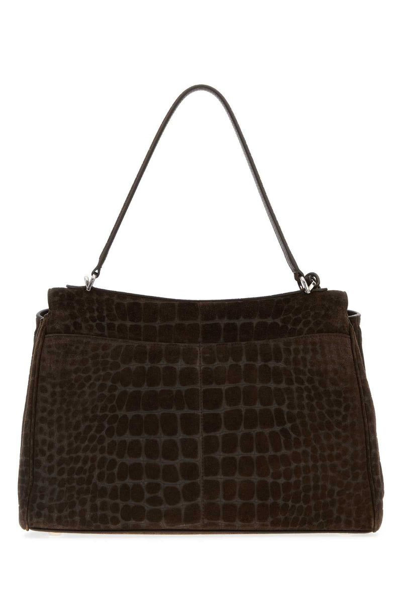 Balenciaga Piper Shoulder Bag — Brown