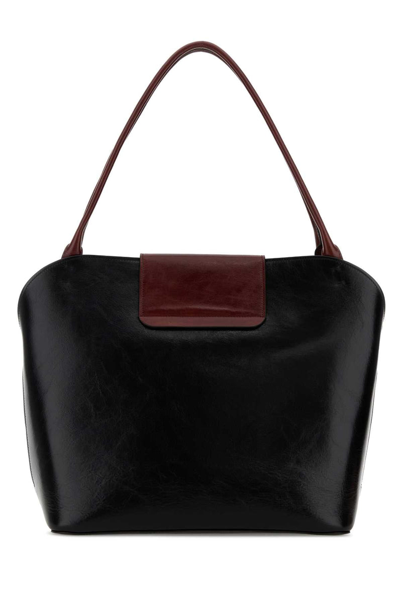 Versace Handle Shoulder Bag — Black