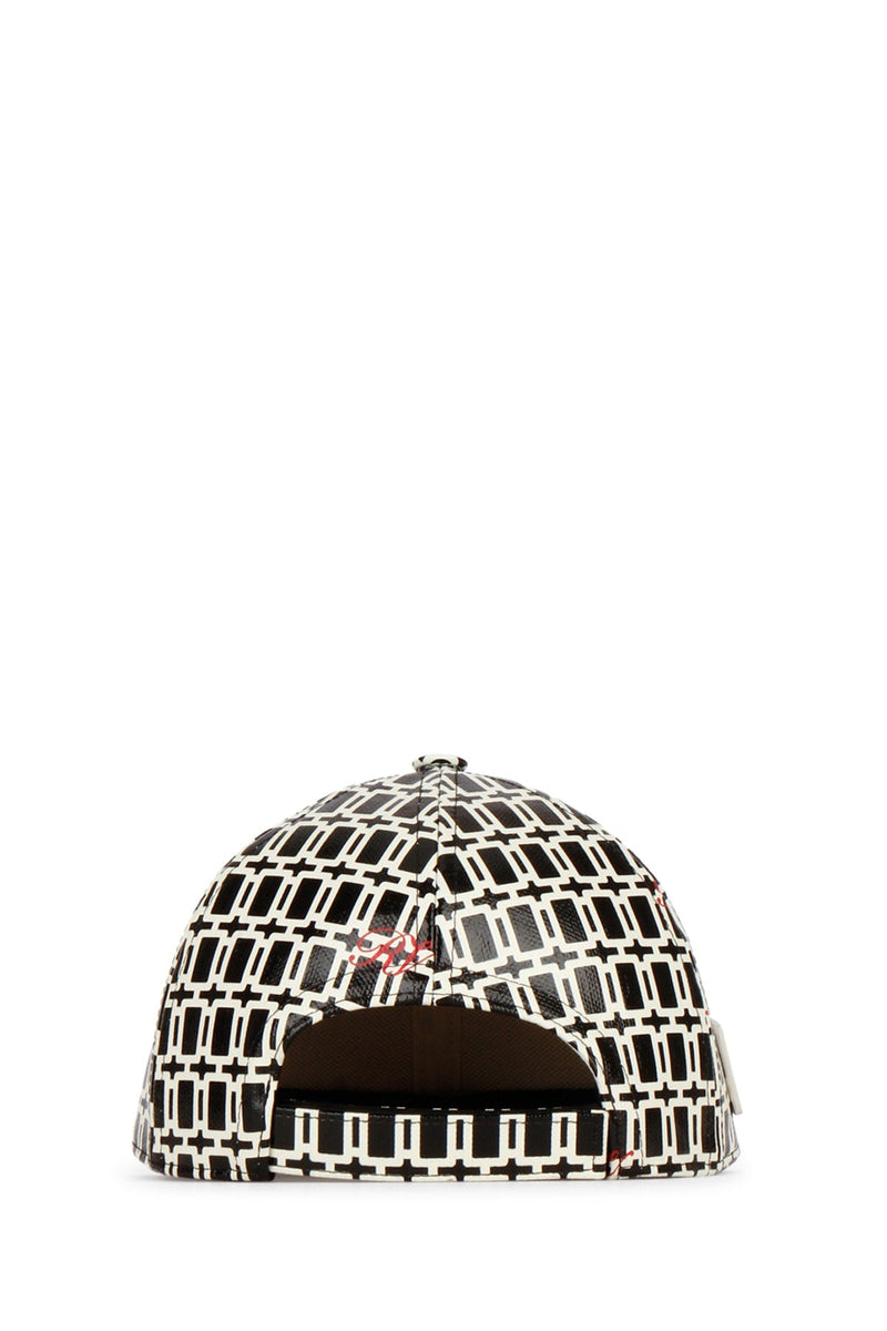Roger Vivier Rewh0020100dao Geometric Jacquard Bucket Hat — Black Wool Blend
