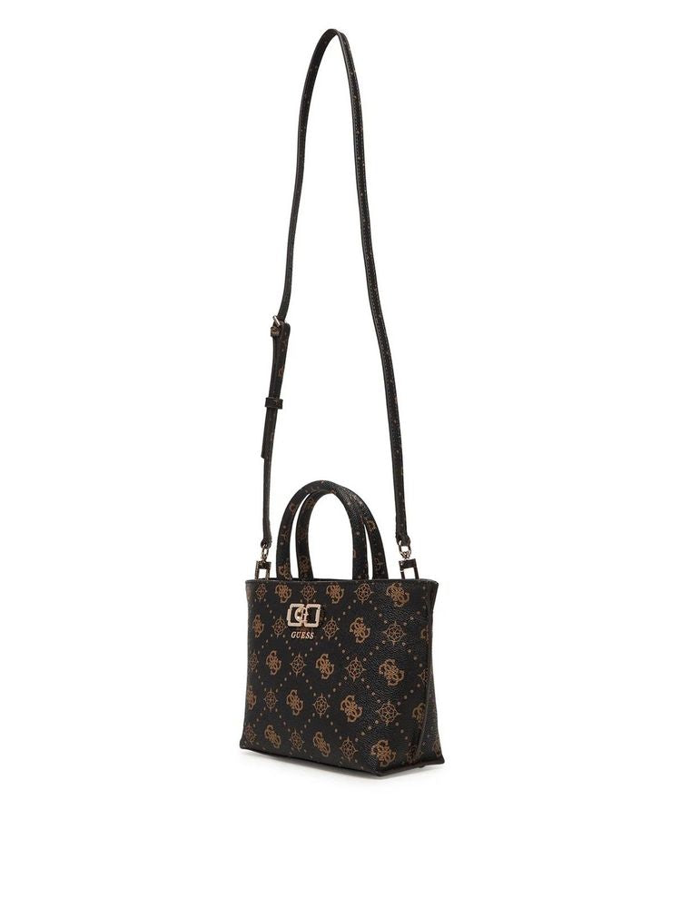 Guess Tote Bag — Black Polyurethane