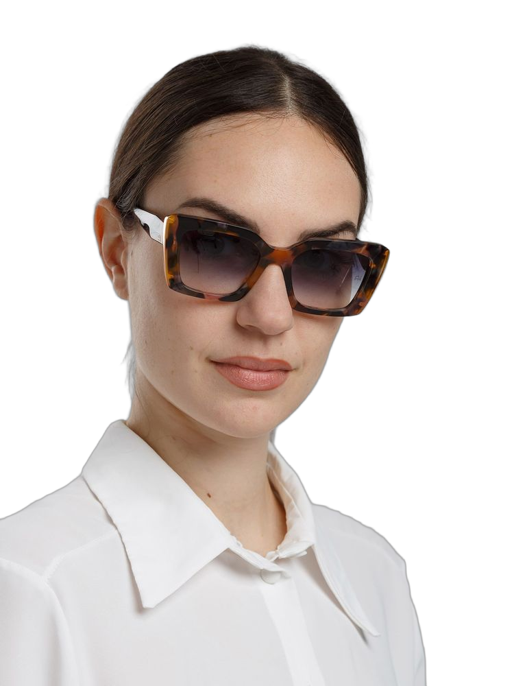 Ana Hickmann Ah9515 Sunglasses — Honey Tortoiseshell Acetate