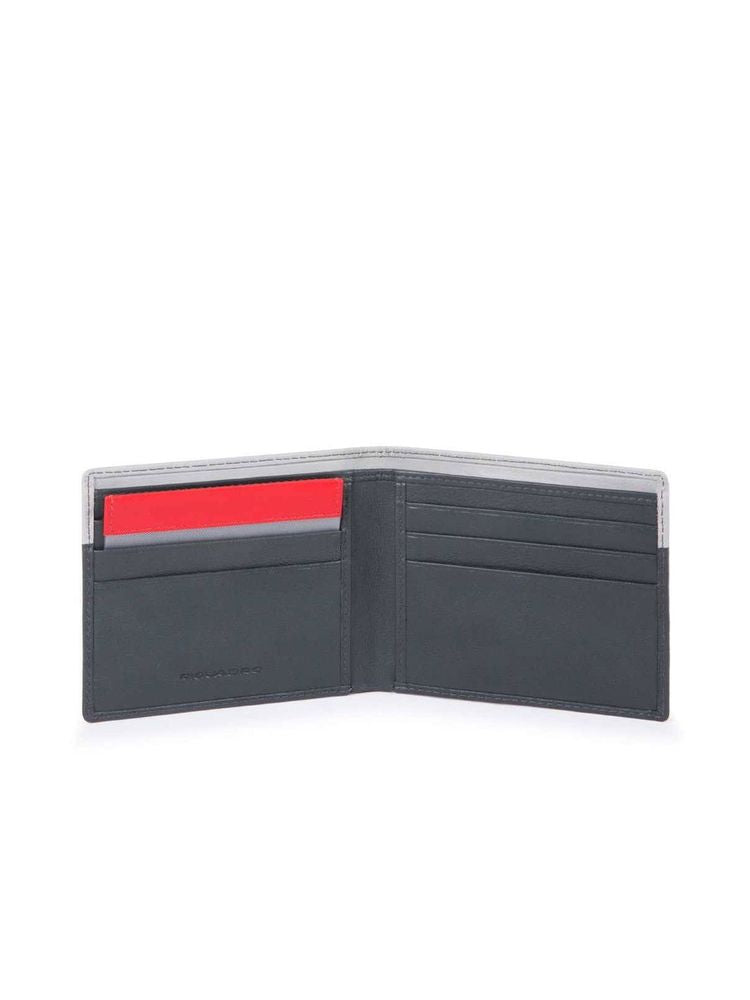 Piquadro Urban Wallet — Gray Leather