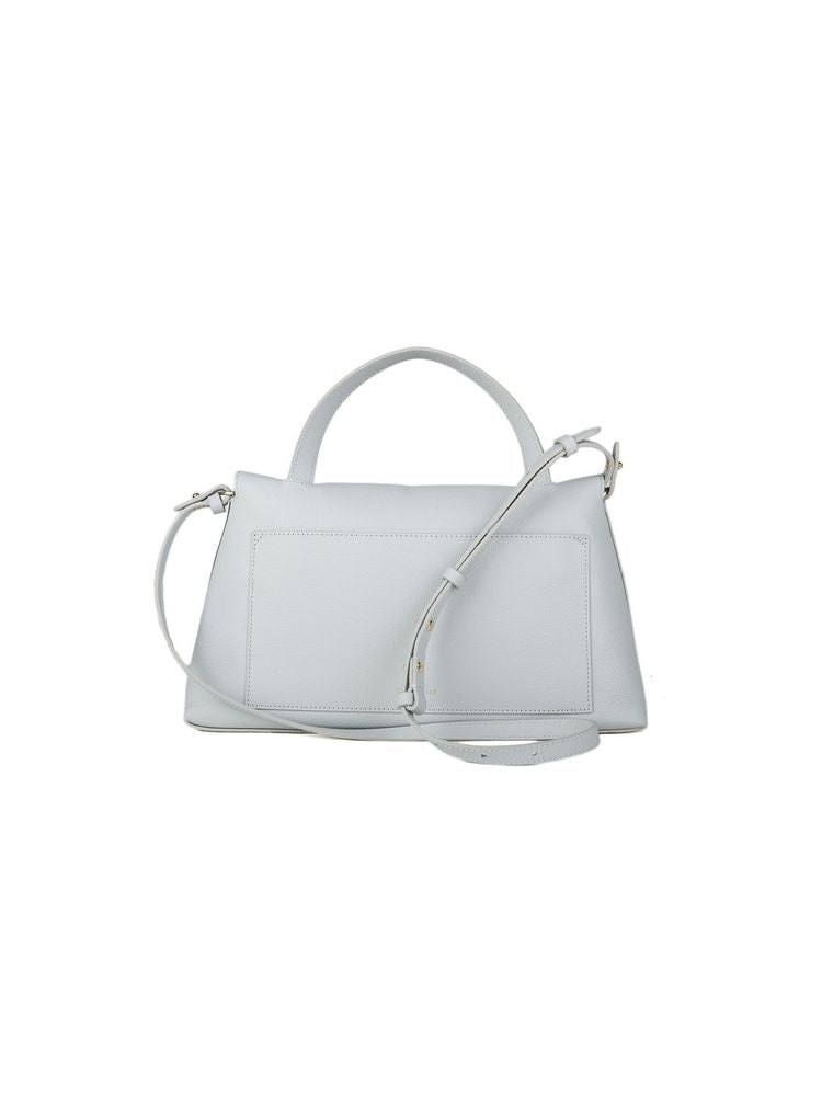 Coccinelle Nikla Top Handle Bag — Green Cowhide