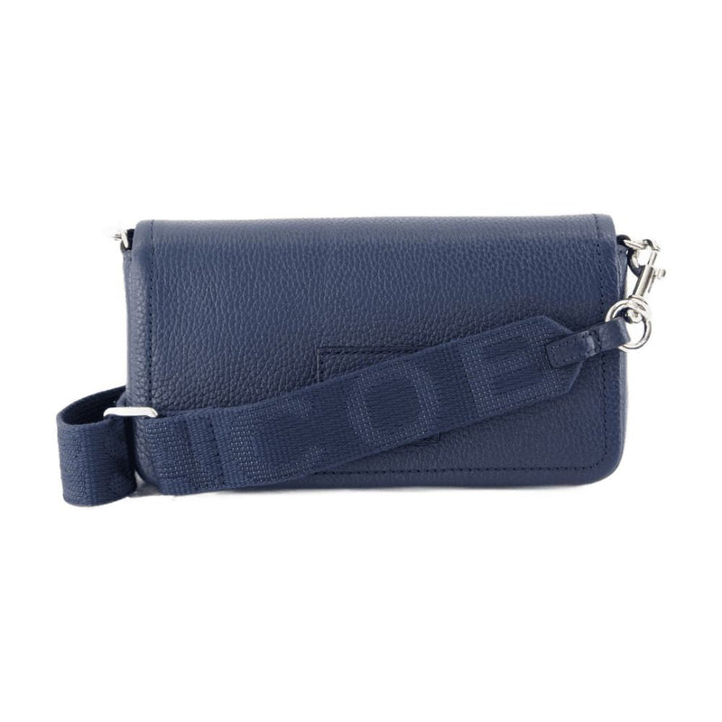 Marc Jacobs Embroidered Logo Mini Bag — Blue Cowhide