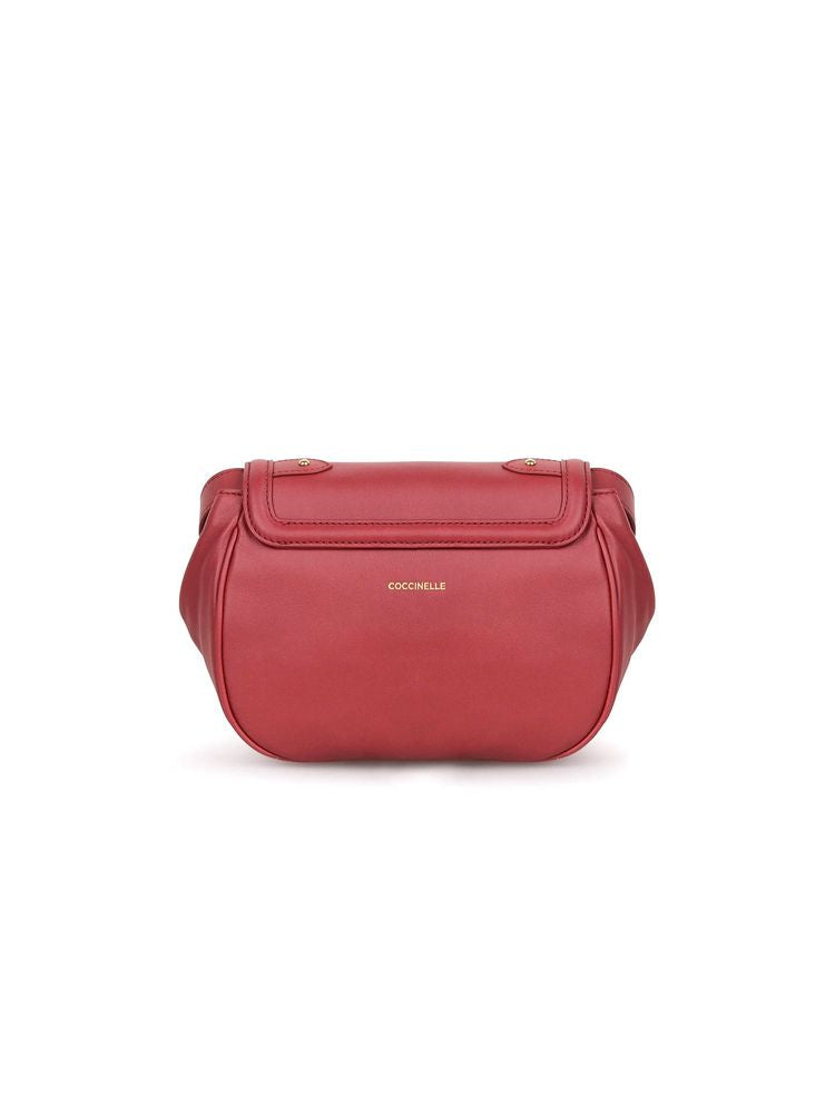 Coccinelle Blake Crossbody Bag — Red Cow Leather