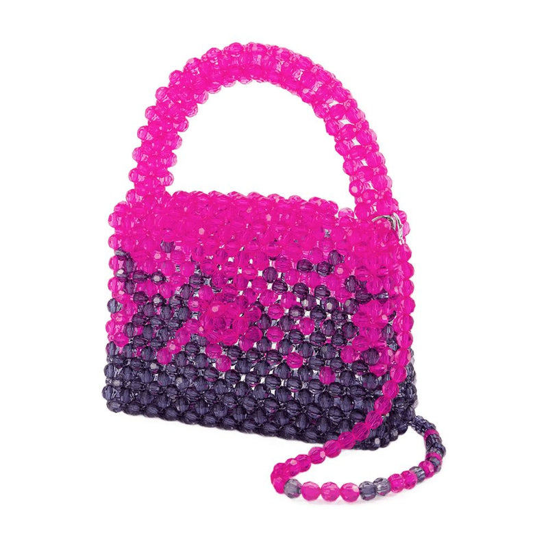 Germanier Beaded Hobo Bag — Pink Others