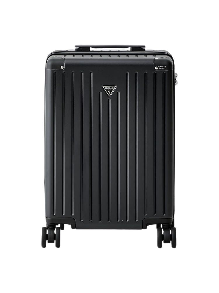 Guess Hardside Rolling Luggage Travel Bag — Black Polyamide (nylon) Hand