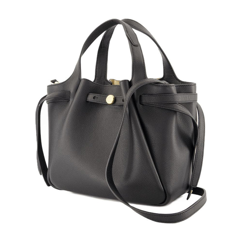 Tory Burch Romy Shoulder Bag — Black Cowhide