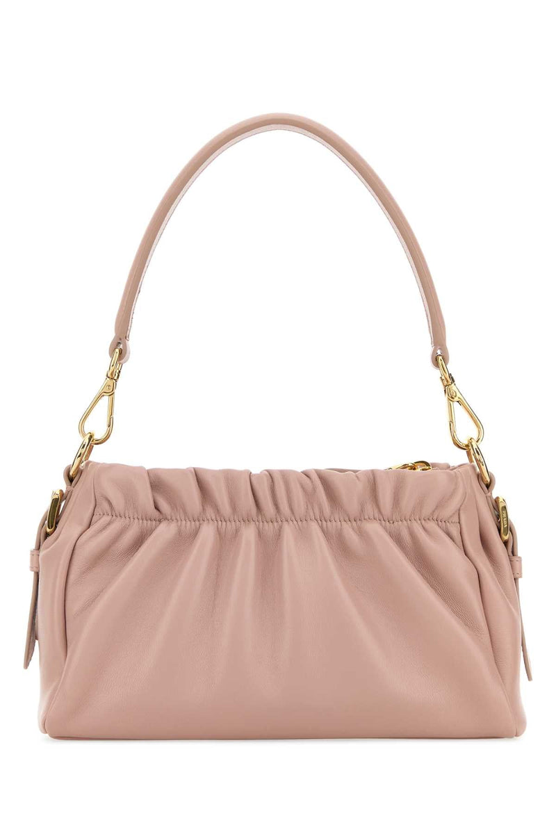 Prada Nappa Leather Shoulder Bag — Pink