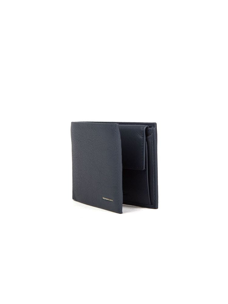 Momo Design Genuine Leather Wallet — Blue