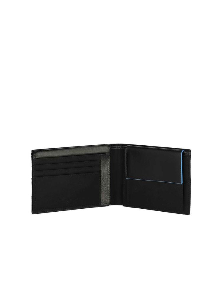 Piquadro Ryan Wallet — Black Recycled Nylon